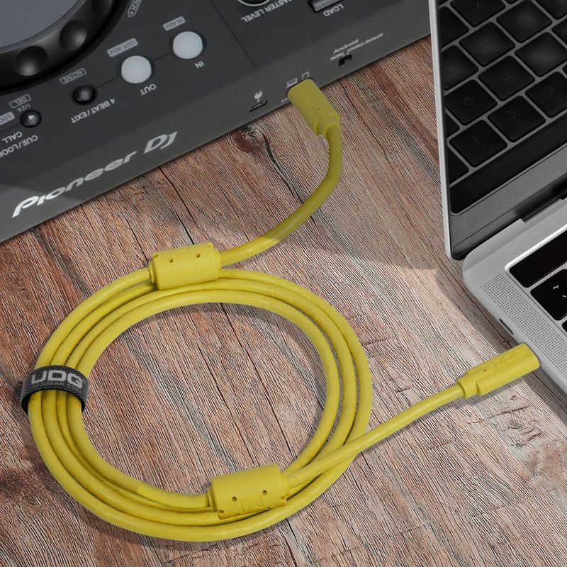 UDG Gear Ultimate Audio Cable USB 3.2 C-C Yellow Straight 1,5 m