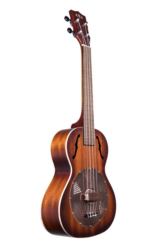 Kala KA-RES-BRS. Mahogany Burst Tenor Resonator Ukulele