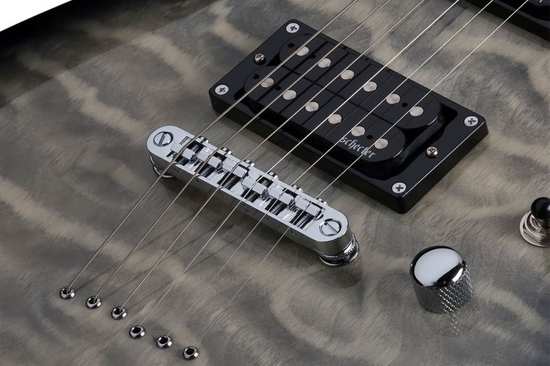 Schecter C-6 Plus Left Hand Charcoal Burst