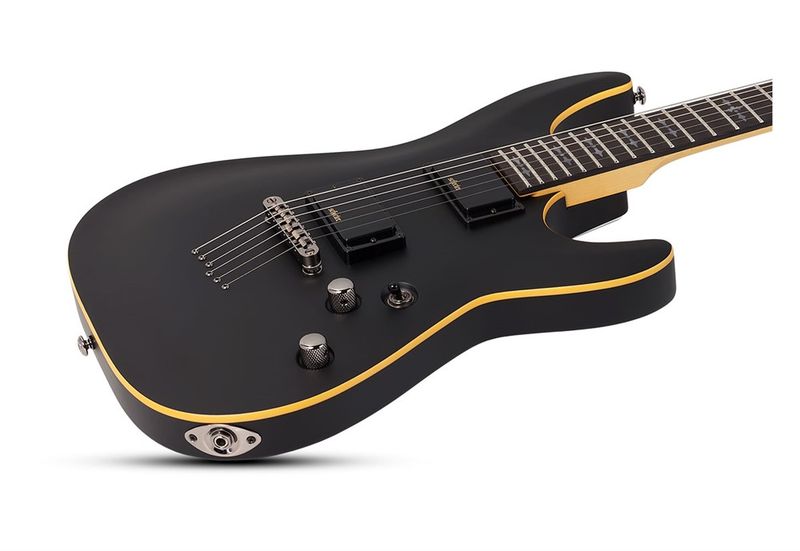 Schecter Demon-6 Aged Black Satin