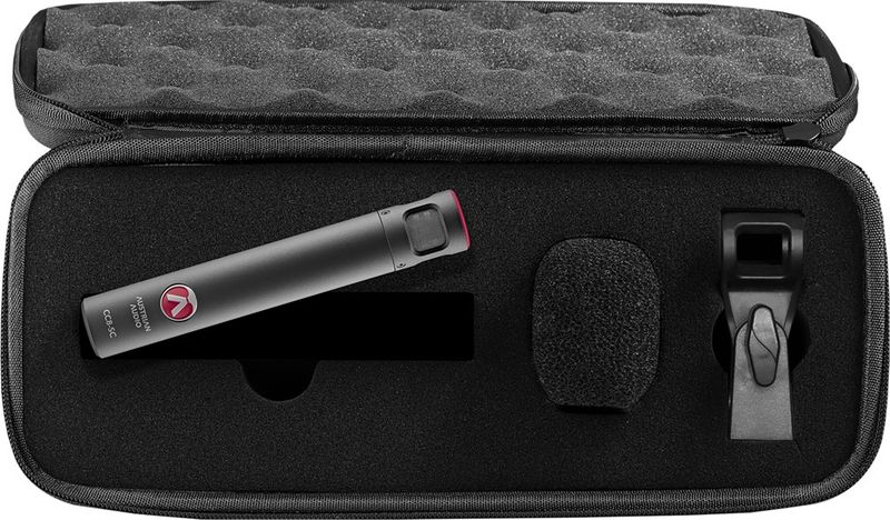 Austrian Audio CC8 - Superkardioid kondensatormikrofon för instrument, med OCH8 Mic Clip, CCW8 puffskydd, MSC8 väska