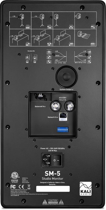 Kali Audio SM-5 - 3-Way 5” Studio Monitor with Network Control