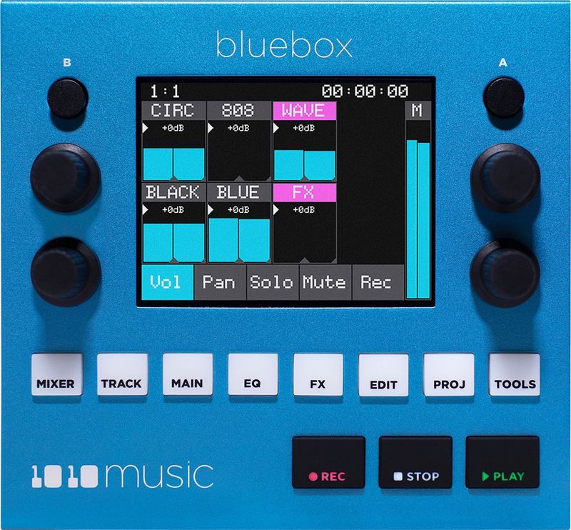 1010music Bluebox - Compact digital mixer & recorder