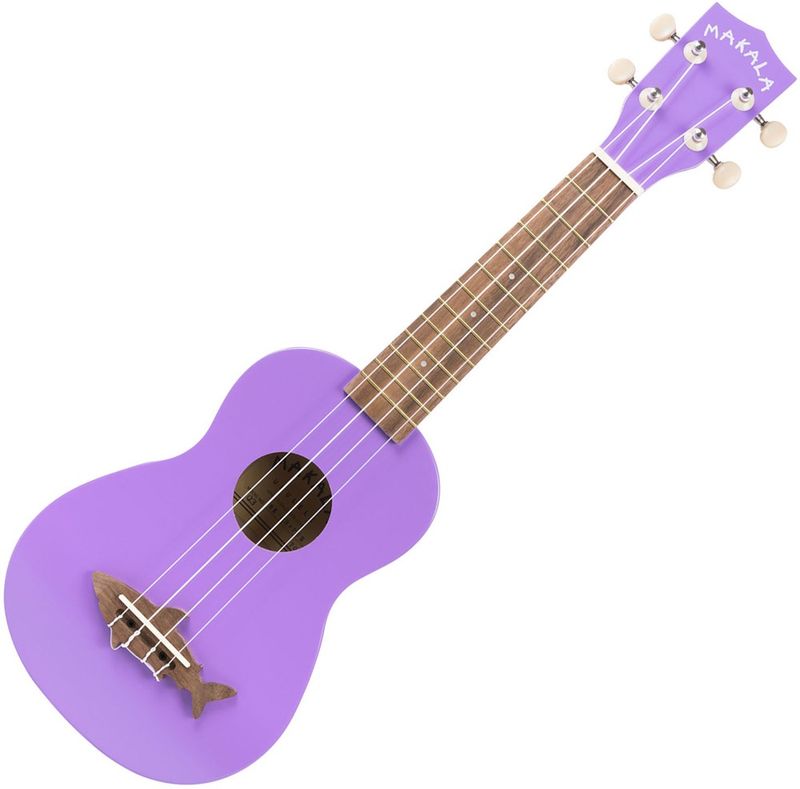 Kala Makala Shark, Soprano Ukulele, Sea Urchin Purple Vintage Finish