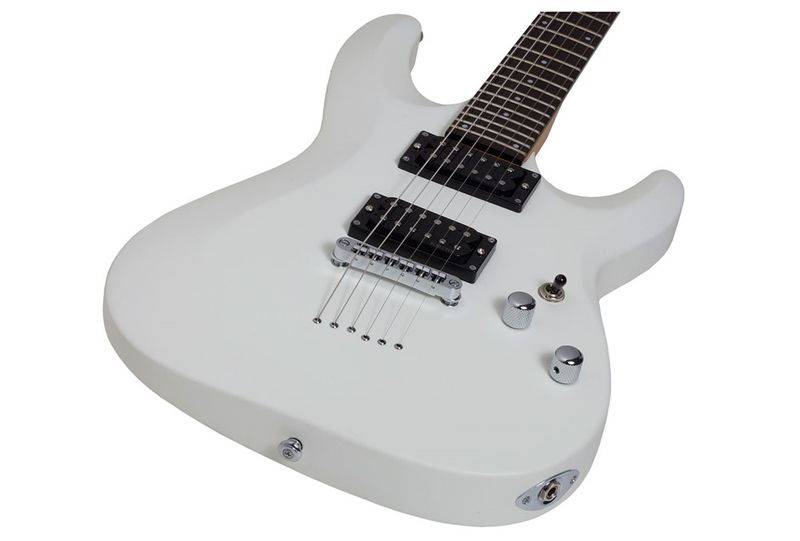 Schecter C-6 DELUXE Satin White