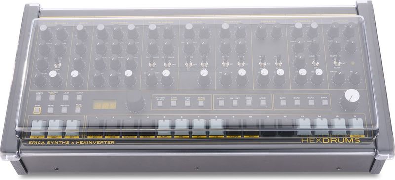 Decksaver Protection cover for Erica Synths Hexdrums (Soft-Fit)