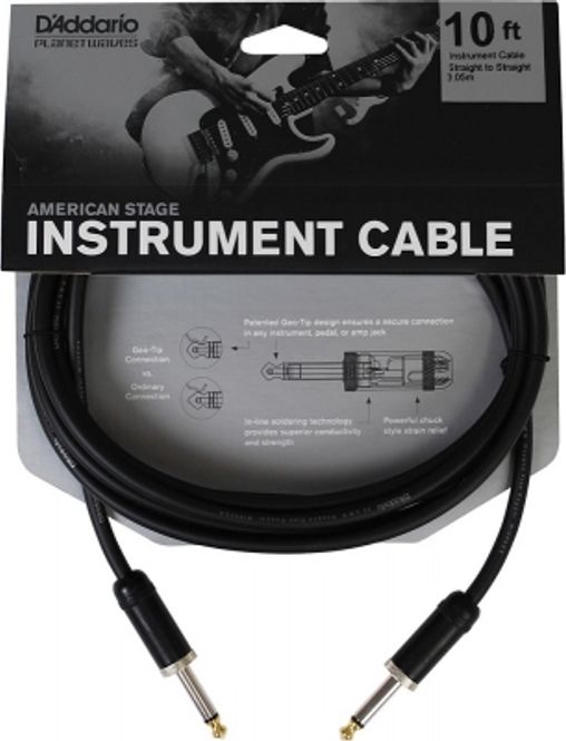 Hovedbilde Daddario PW-AMSG-10, Instrumentkabel 3 m