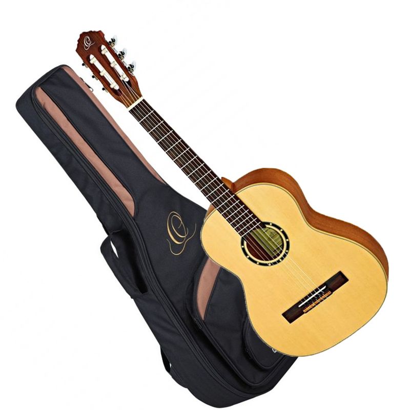 Ortega R121L-3/4 Left-Handed Natural m/bag