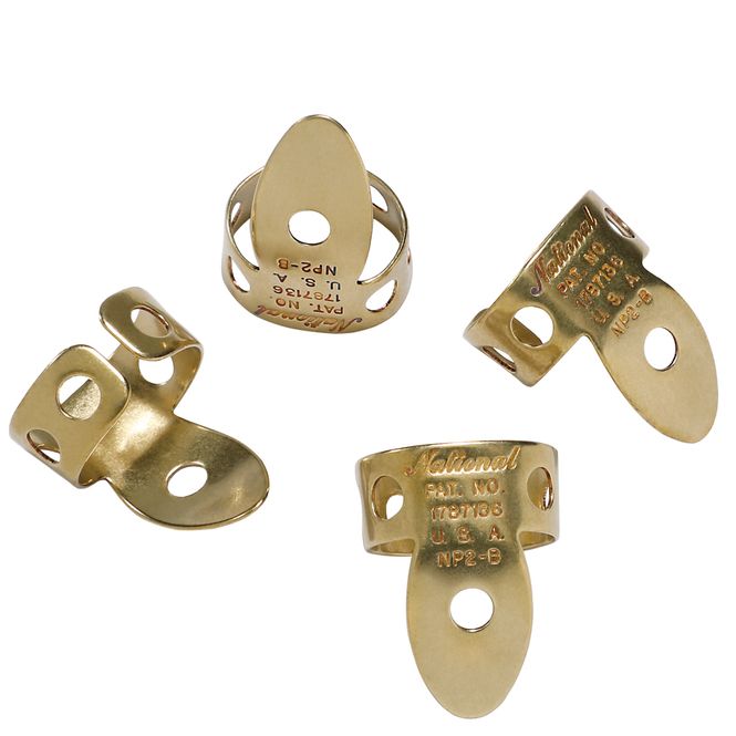 Hovedbilde D'Addario NP2B-04 PW National Finger pick, Brass, ...
