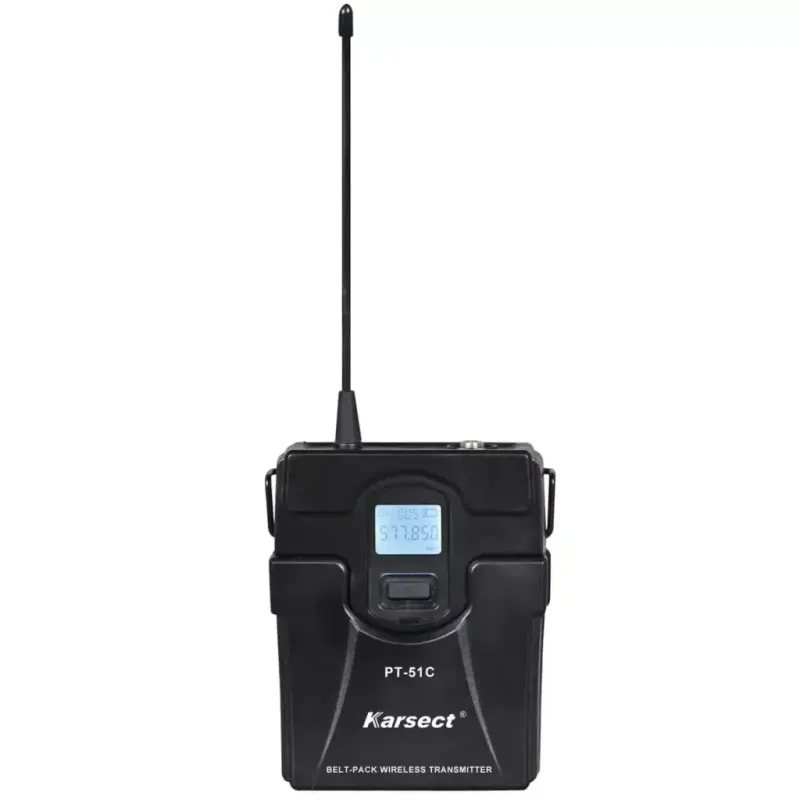 Karsect JRU-561/PT-51C/HT-3A trådløst, tynt hodebøyle-mikrofonsett  