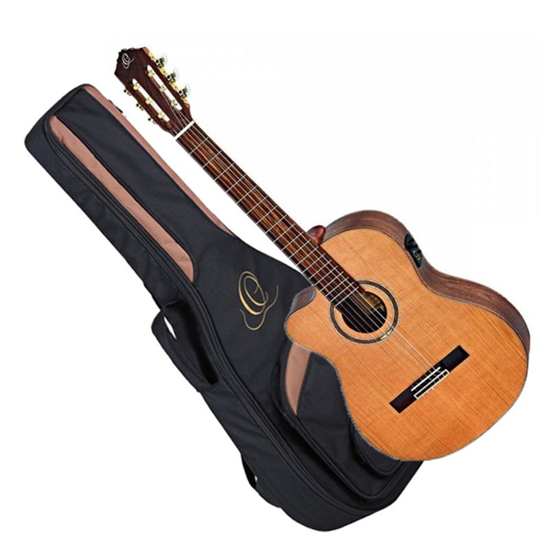 Ortega RCE159MN-L Left-Handed Natural m/bag