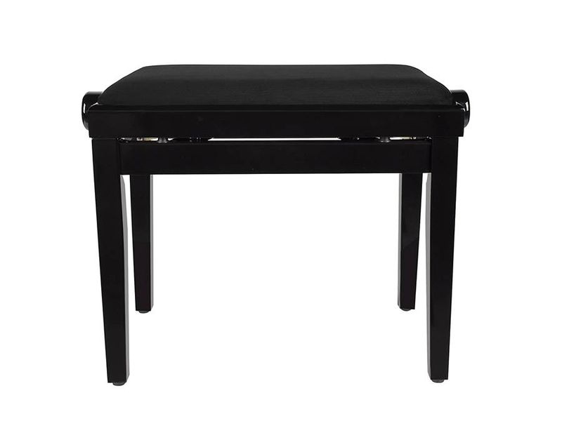 Boston PB1-1020 Regulerbar Pianokrakk Svart Blank
