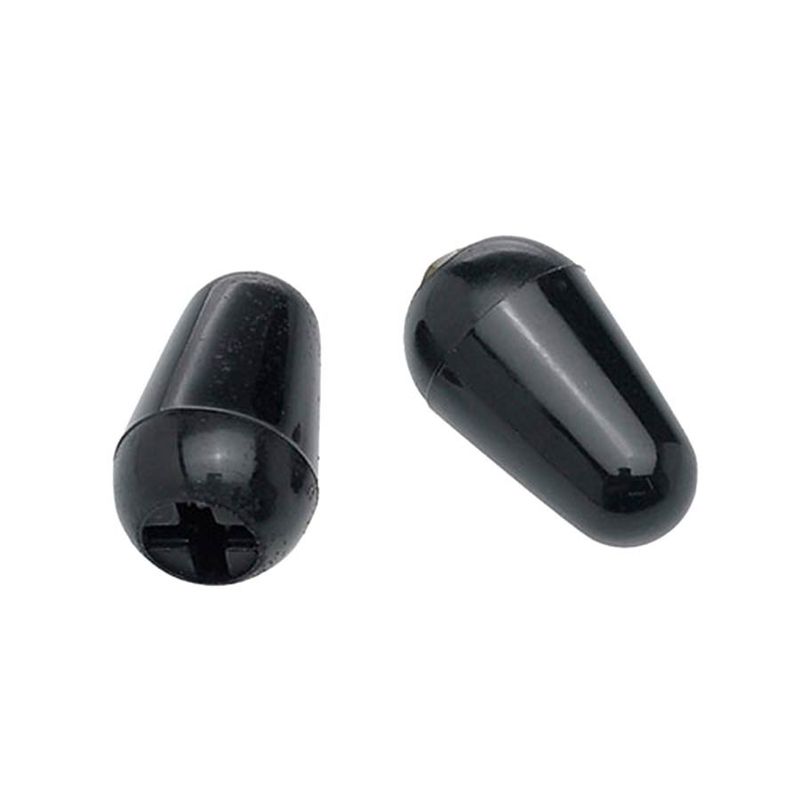 Fender Replacement Switch Tips Stratocaster Black
