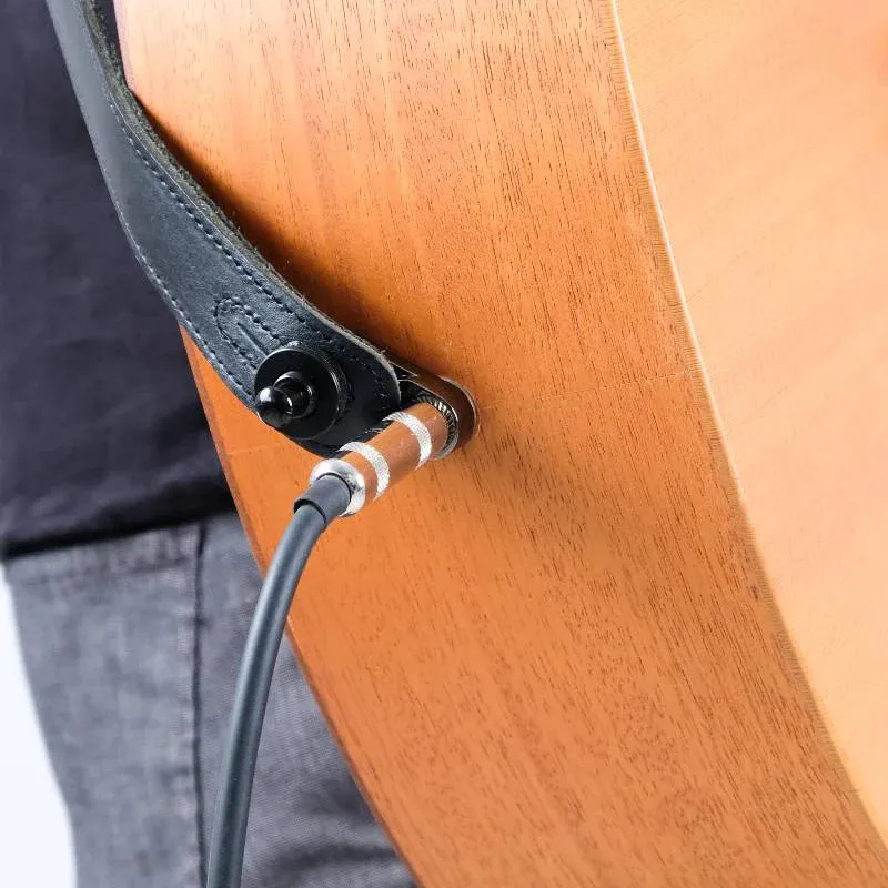 MusicNomad MN271 Acoustilok Metric Jack Adapter for Strap Locks til end pin jack med mm-gjenger