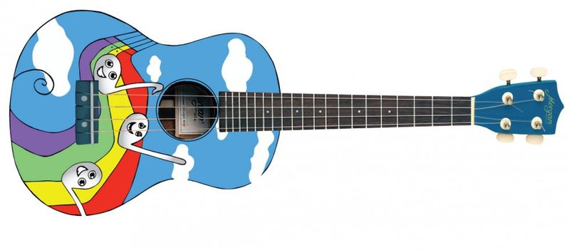 Morgan UK S 100 Rainbow Sopran Ukulele