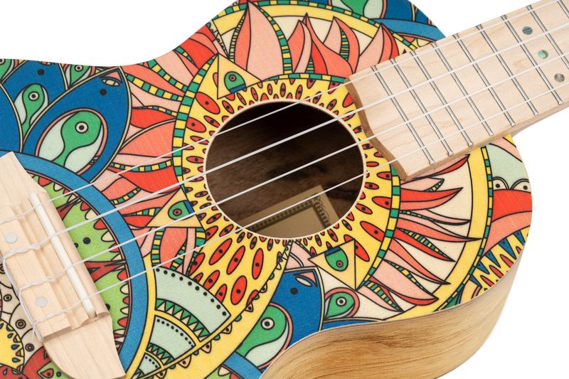 Ortega RUAR-MI Konsert Ukulele Mystic Indica