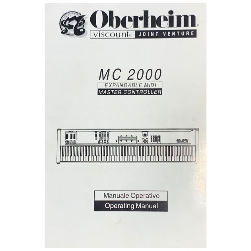 Fysisk Operating Manual for Oberheim MC 2000