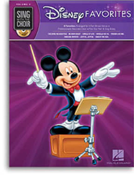 Sing With The Choir Volume 7: Disney Favorites (Book & CD)