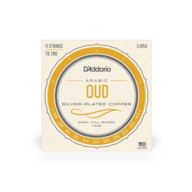 Hovedbilde Daddario Fretted EJ95A Arabic Oud Strenger