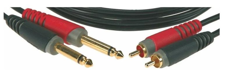 Klotz 2xjack mono-2xphono 1 m