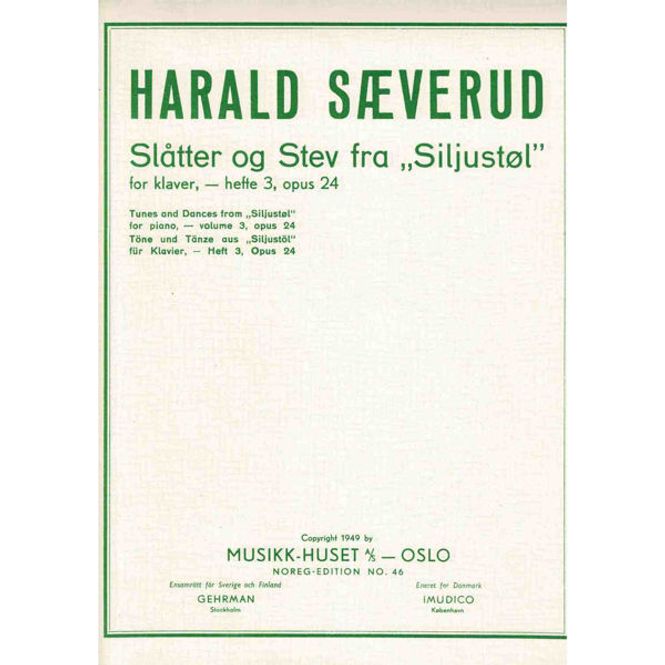 Hovedbilde Harald Sæverud: Slåtter og stev fra Siljustøl, ...