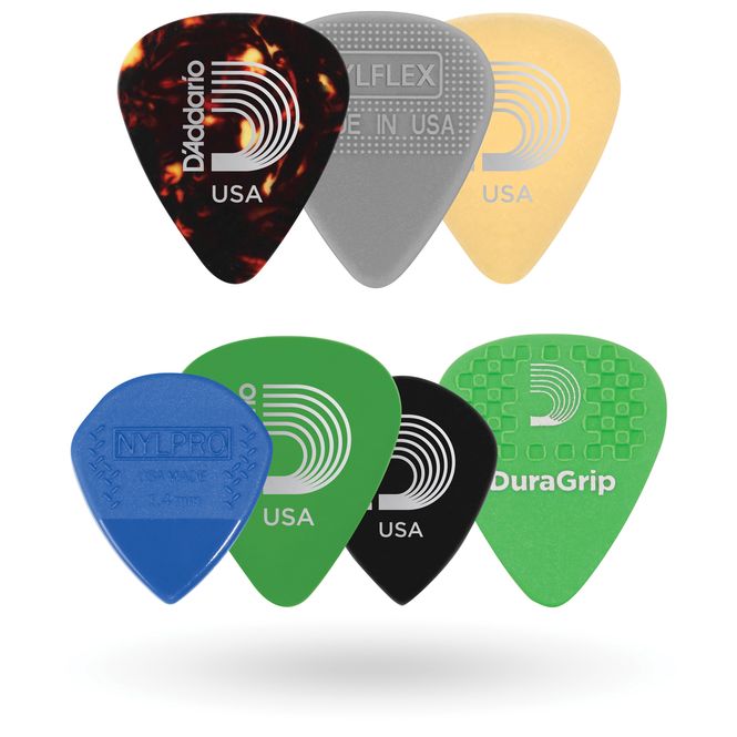 Hovedbilde D'Addario 1XVP4-5 Medium Plekterpakke 7stk