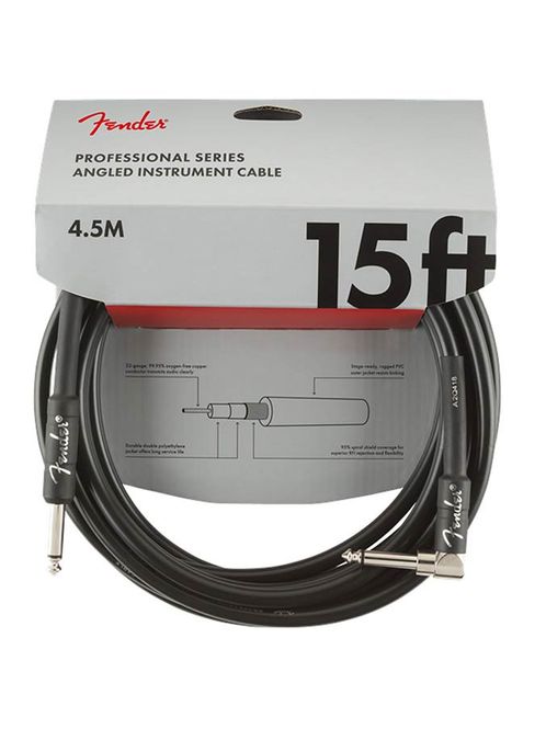 Hovedbilde Fender Professional Series Instrumentkabel Vinklet 4.5m