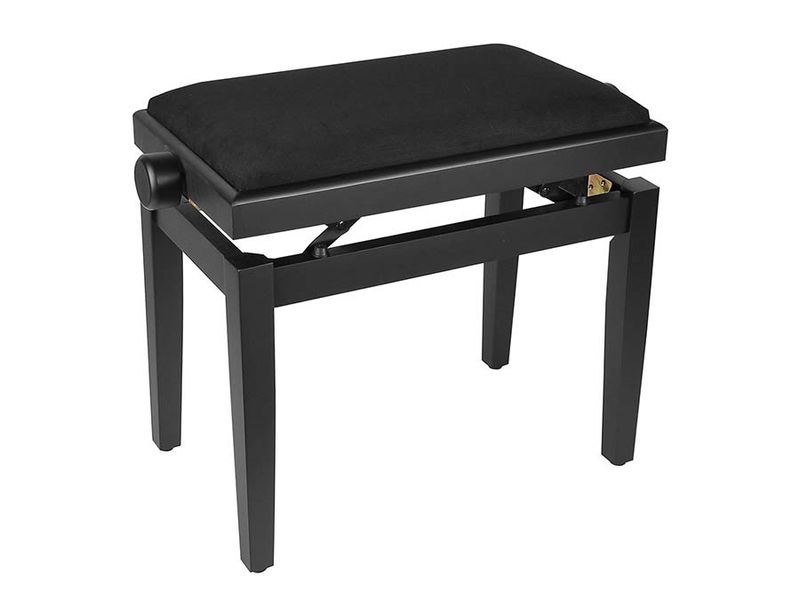 Boston PB1-1520 Regulerbar Pianokrakk Svart Matt