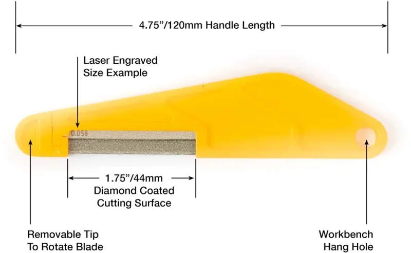MusicNomad MN664 - Diamond Nut File .105