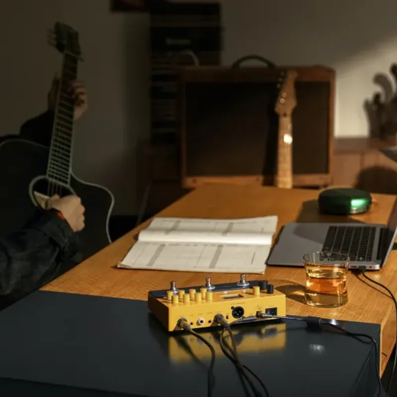 Donner APL akustisk gitar-multieffekt-pedalboard