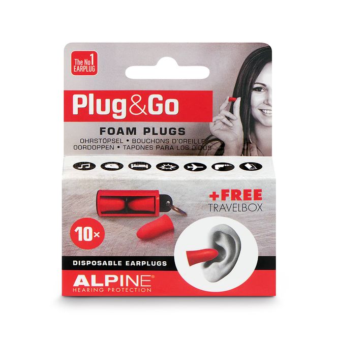 Hovedbilde Alpine Plug and Go foam earplugs