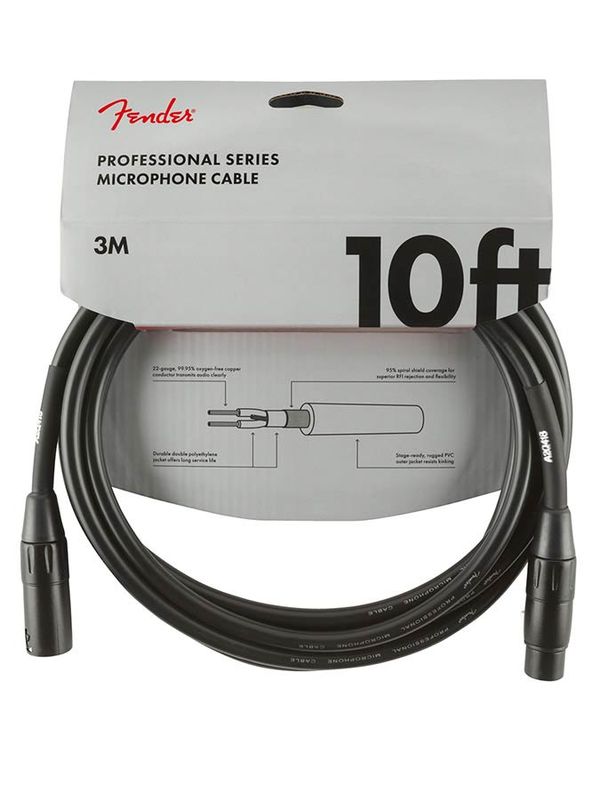 Fender Professional Series Mikrofonkabel 3m