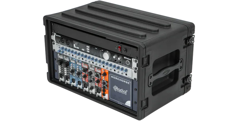 SKB Cases 1SKB-R6S 6U rSeries Shallow Rack