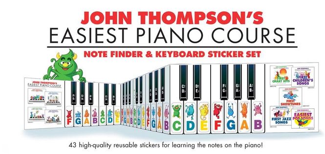 Hovedbilde JOHN THOMPSON'S EASIEST PIANO COURSE NOTEFINDER