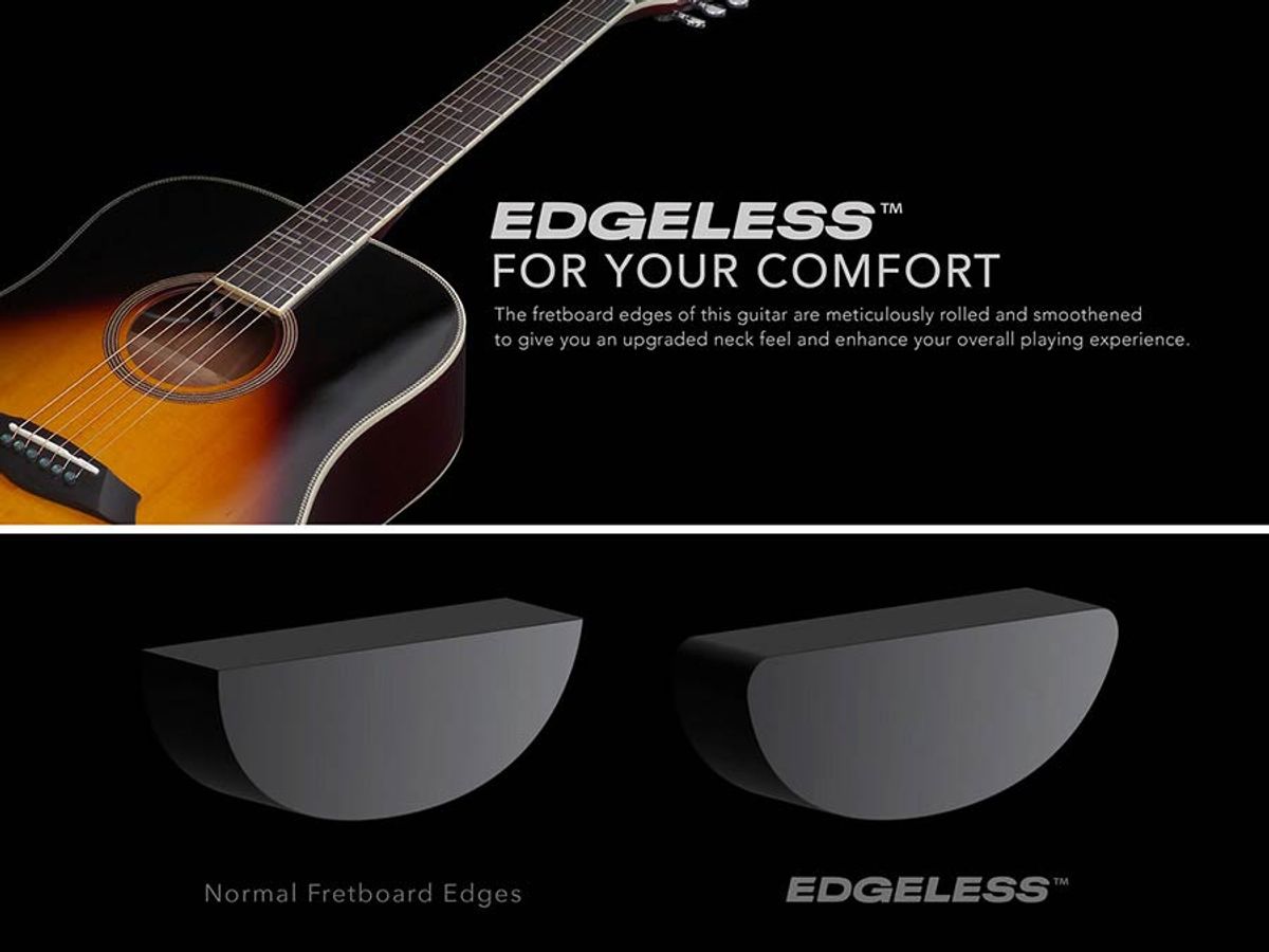 Sire A4DSVS Larry Carlton acoustic dreadnought guitar