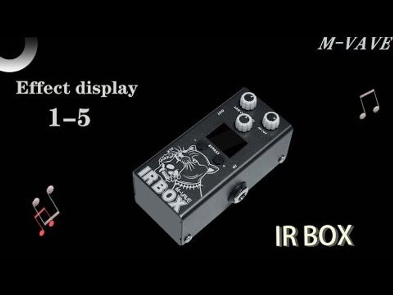 M-vave IR-Box gitar-effekt-pedal
