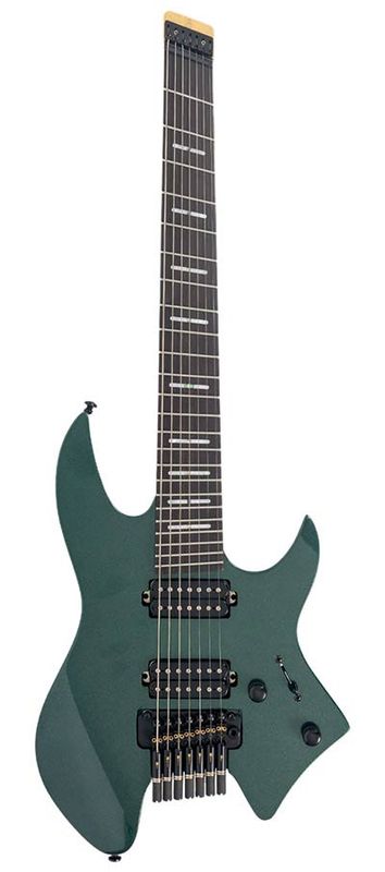 Sire X6H7/MGR alder 7-string electric guitar metallic green, with gigbag