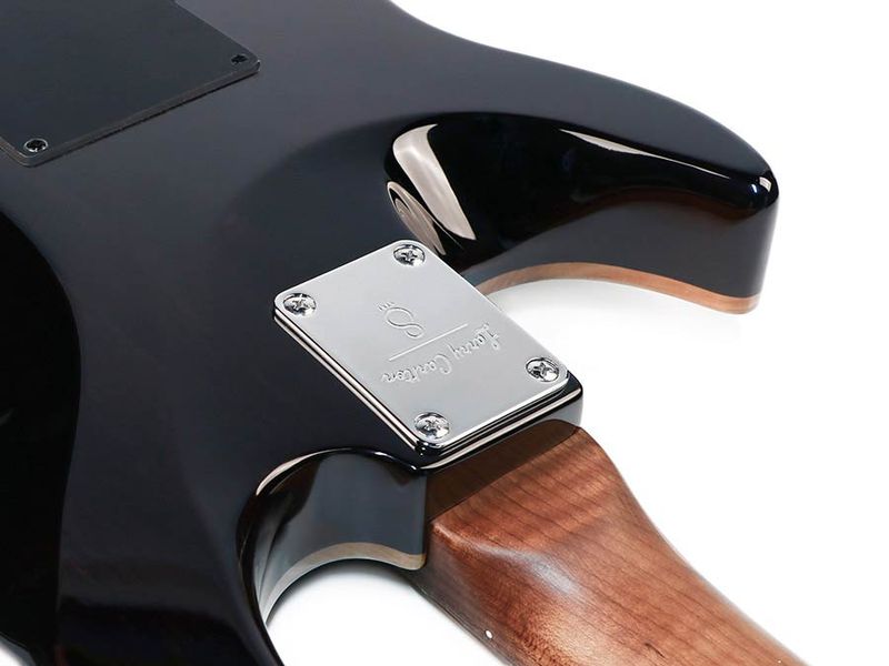 Sire S7FM/TBK Larry Carlton electric guitar S-style with flamed maple top transparent black