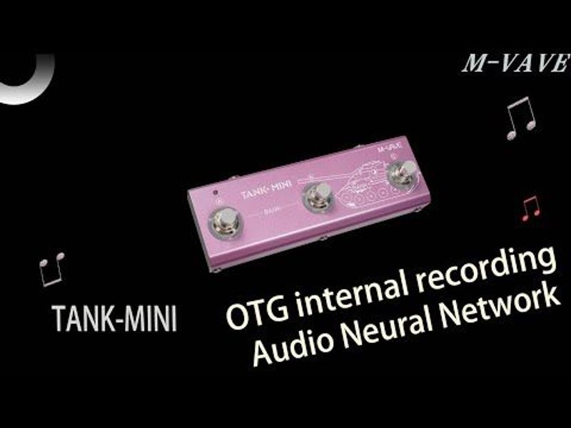 M-vave Tank Mini gitar-effekt-pedal