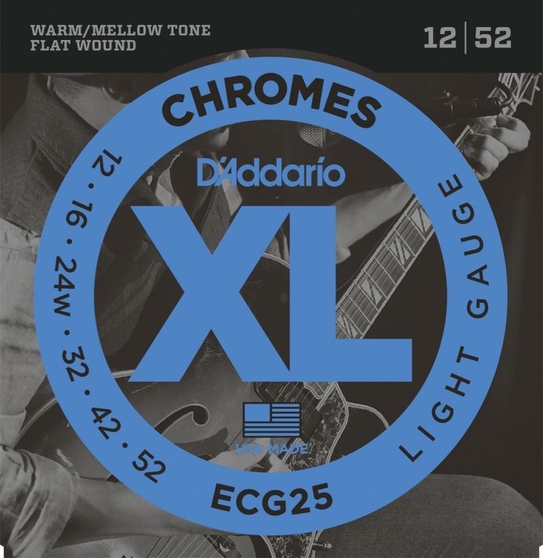 Daddario ECG25 12-52 Chromes