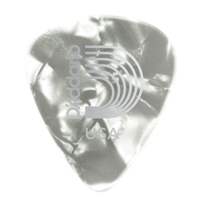 Hovedbilde D'Addario 1CWP2-25 White Pearl Light 25stk