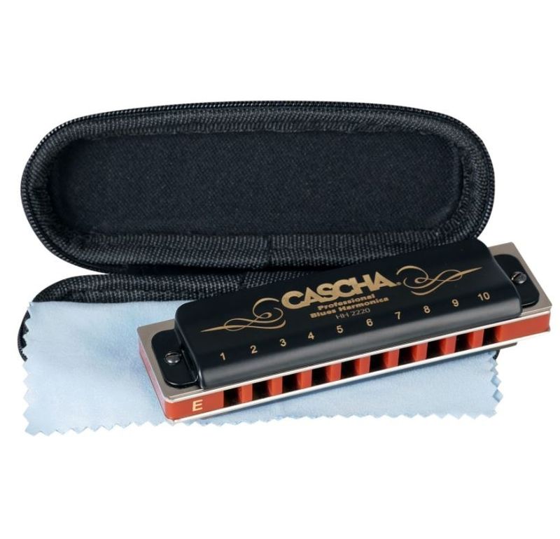 Cascha Professional Blues Series Harmonica - HH 2220 E-dur.