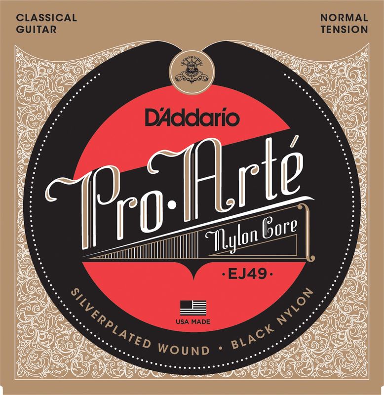 Daddario Fretted EJ49 Nylonstrenger Normal Tension