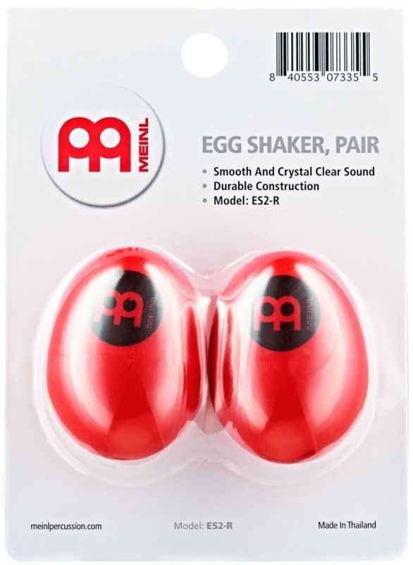 Meinl Egg Shaker Pair, Red