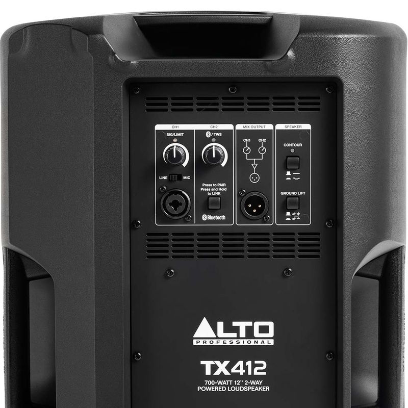 Alto TX412 – 12”12” aktiv høyttaler med 700 watts forsterker og Bluetooth