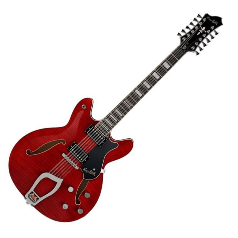 Hagstrom Viking Deluxe-12 Wild Cherry