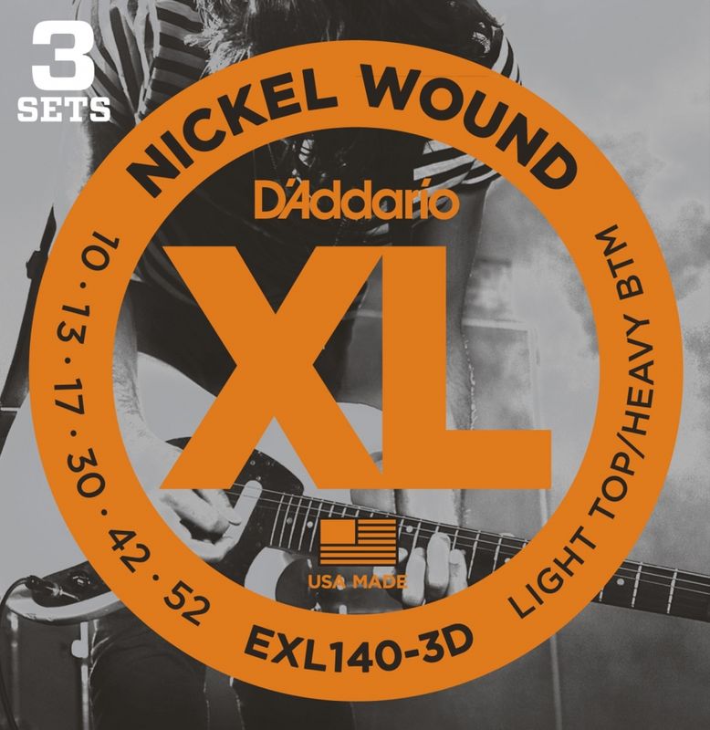Daddario EXL140 10-52  3-Pack