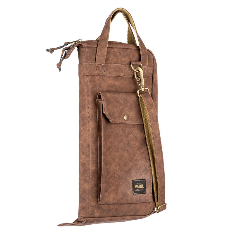 Meinl Percussion MVHSLB Vintage Hyde Stickbag, Light Brown