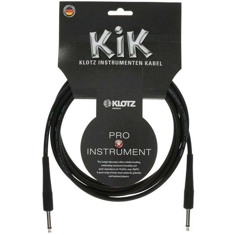 Klotz Instrumentkabel Jack - Jack, 9M