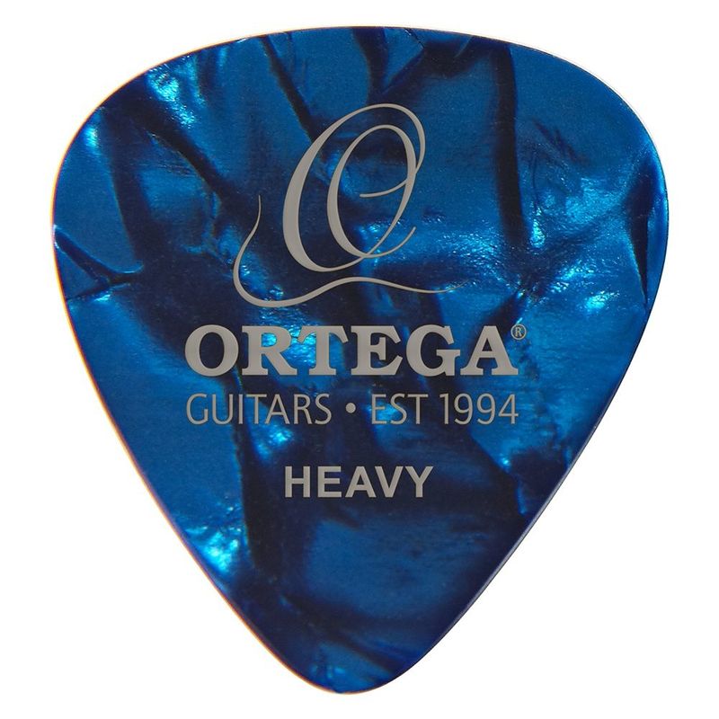 Ortega OGP-BP-H10. Celluloid plekter Heavy Blue Pearl 10stk